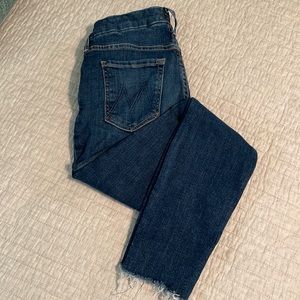 Mother Jeans “Looker Ankle Fray” size 26
